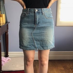 Brandy Melville Denim Jean Skirt